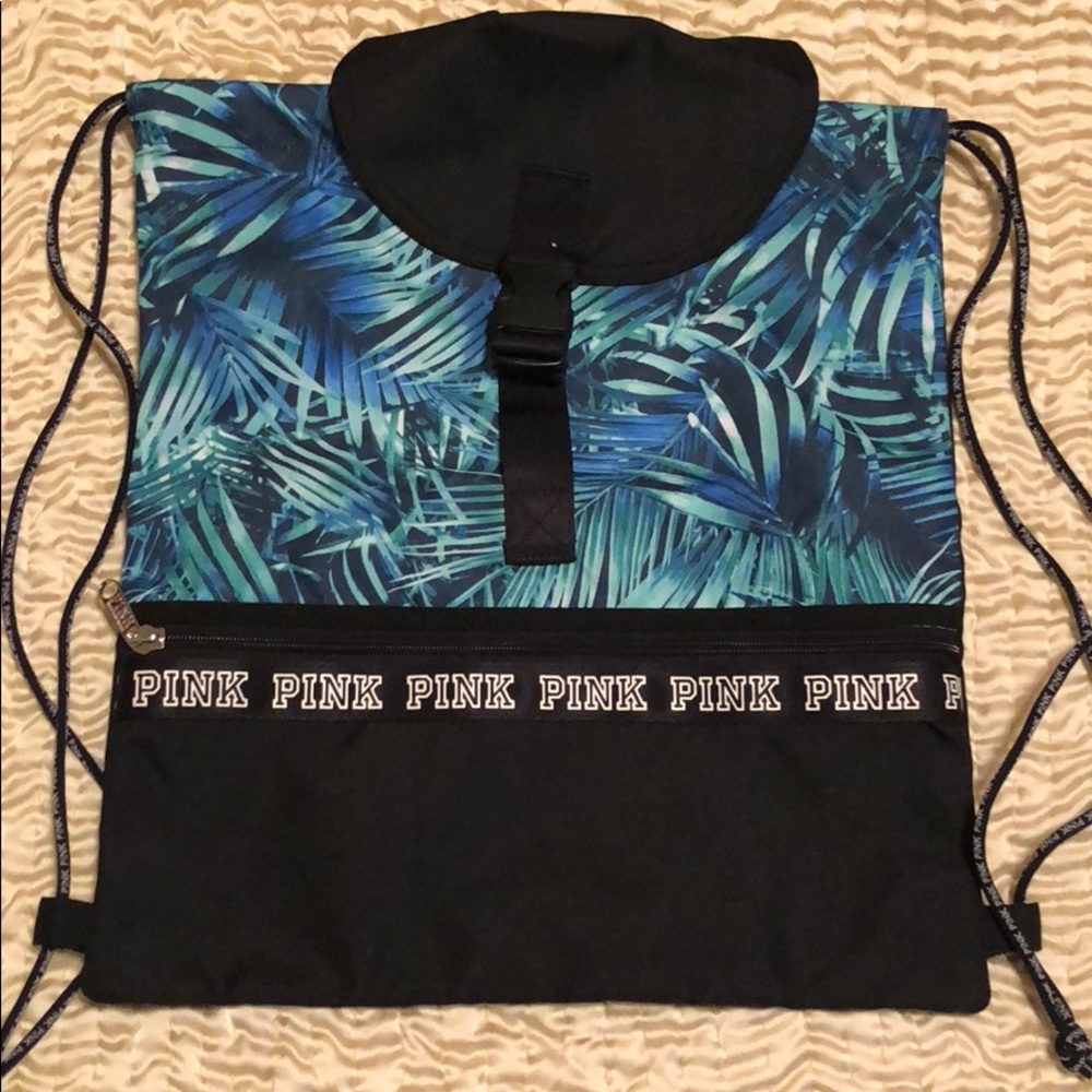 Victoria secret pink drawstring backpack